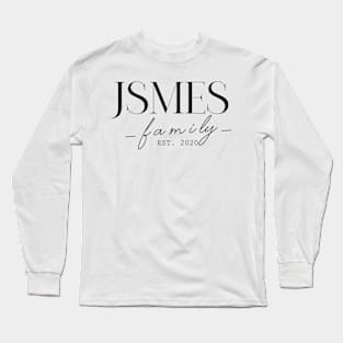 Jsmes Family EST. 2020, Surname, Jsmes Long Sleeve T-Shirt